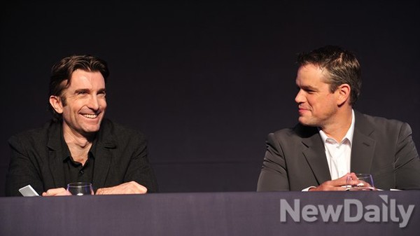 ▲ 샬토 코플리, 맷 데이먼  ⓒ 이미화 기자