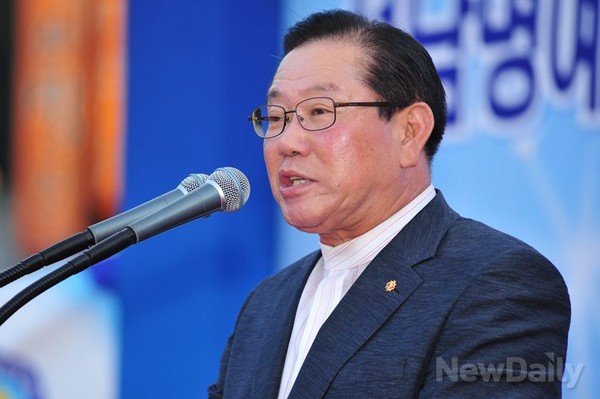 ▲ 이날 시민대회에는 이선민 재향군인회 사무총장도 참석했다. 이선민 사무총장은 7군단장을 지냈다.
