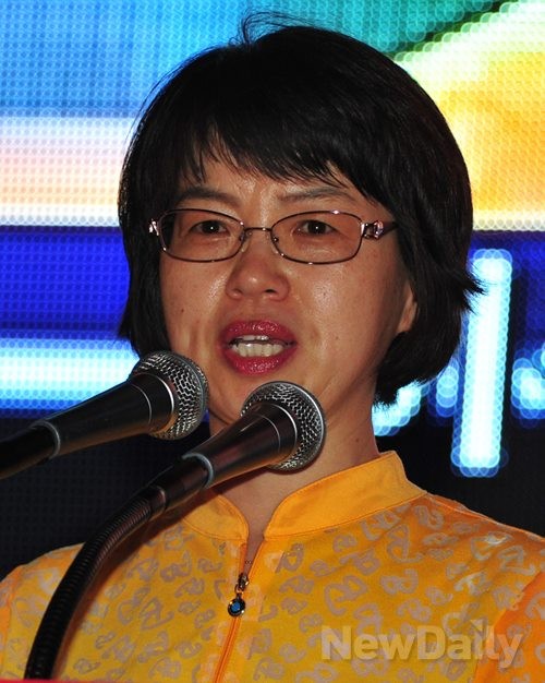 ▲ 이정숙 (사)선진사회복지연구회 회장. 이 회장은 다양한 성남시의 문제를 지적했다.