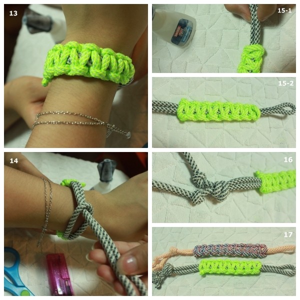 ▲ 한국적 색과 이미지를 담은 '샤함' 팔찌를 하고 있는 제국의 아이들 ⓒ제아 공식 홈페이지