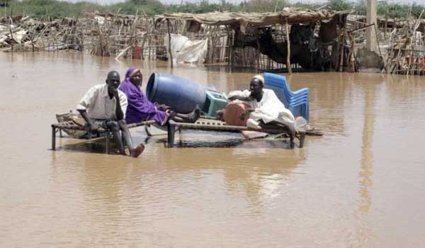▲ 8월 초 일어난 홍수로 수단 전역이 마비된 상태다. [사진: 美폭스뉴스 캡쳐]