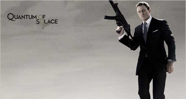 ▲ 영화 '007: 퀀텀 오브 솔라스' 포스터. 이 영화 속 악당은 중남미 한 국가의 물 자원을 독점하려고 음모를 꾸민다.