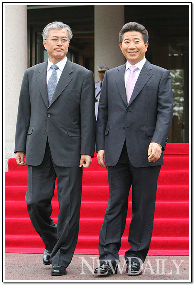 ▲ 노무현 전 대통령과 문재인 의원 ⓒ 자료사진