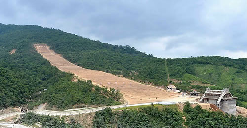 ▲ ▲ 마식령 스키장 건설현장 ⓒ 연합뉴스