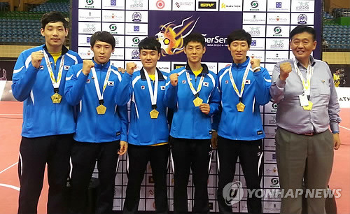 ▲ 대한민국 남자 세팍타크로 대표팀ⓒ연합뉴스