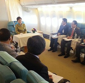 ▲ 공군 1호기 내부 ⓒ 자료사진