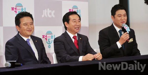 ▲ 좌측부터 김영환, 김성태, 김구라  ⓒ 이미화 기자
