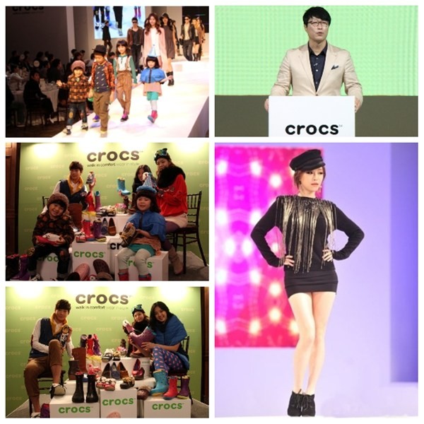 ▲ 크록스코리아가 지난 12일 [2013 가을, 겨울 패션쇼]를 개최하고 본격적인 운동화 시장 진출을 알렸다. ⓒ크록스코리아