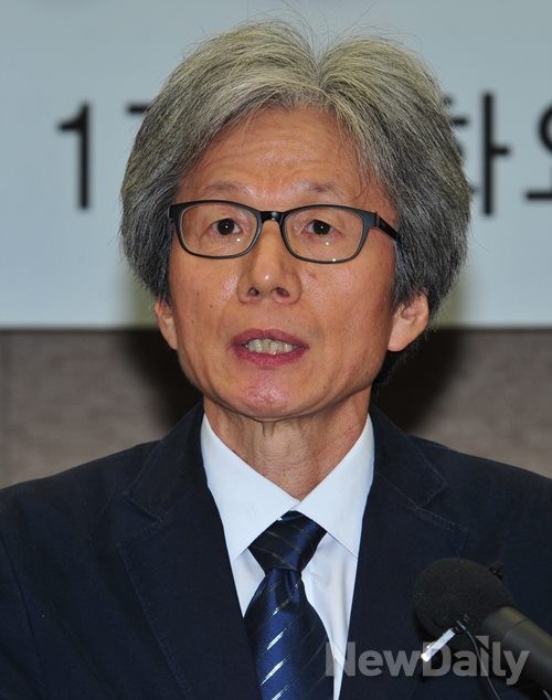 ▲ [교학사] 한국사 교과서 대표 집필자, 권희영 교수ⓒ이종현