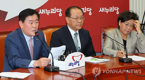 ▲ 경환 새누리당 원내대표가 23일 오전 국회에서 열린 최고위원회의에서 발언하고 있다.ⓒ연합뉴스