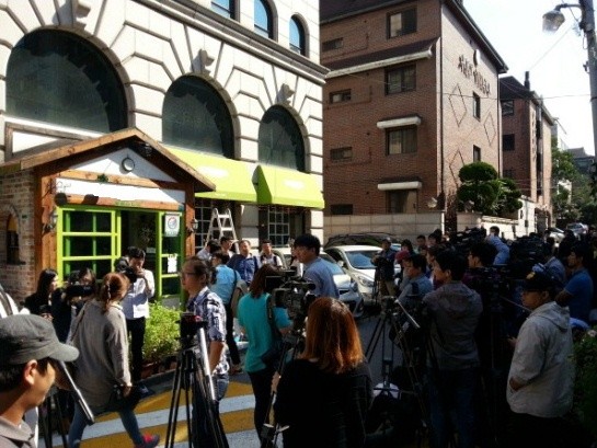 ▲ 서울 서초구 반포동의 P레스토랑 전경.  ⓒ 조광형 기자