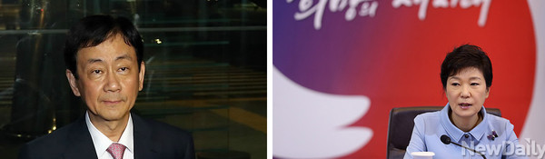 ▲ 박근혜 대통령과 진영 보건복지부 장관. ⓒ 자료사진