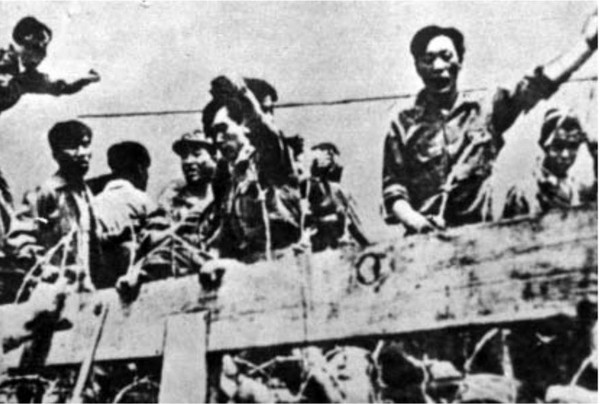 ▲ 1953년 이승만대통령이 일방적으로 석방한 반공포로들.