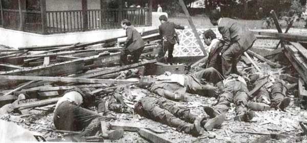 ▲ 1983년 10월 9일 한글날, [아웅산 테러] 직후 사진. 29년 동안 공개되지 않았던 것이다.