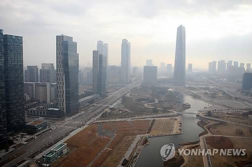 ▲ GCF입주 예정건물서 바라본 송도 ⓒ 연합뉴스DB