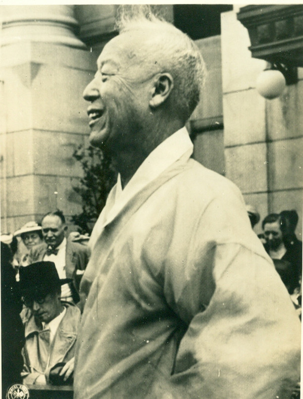 ▲ 1948년 8월15일 대한민국 건국 정부수립기념식장의 이승만 대통령.