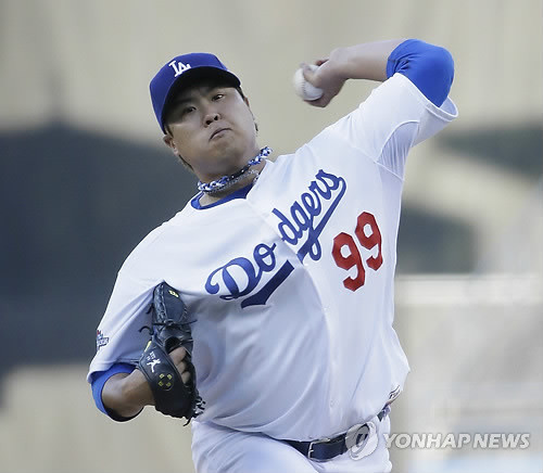 ▲ 류현진 선수ⓒ연합뉴스