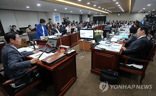 ▲ 15일 열린 미래창조과학방송통신위원회 국정감사.ⓒ연합뉴스