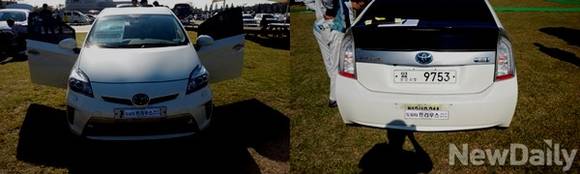 ▲ 토요타 프리우스 HEV의 모습 ⓒ뉴데일리