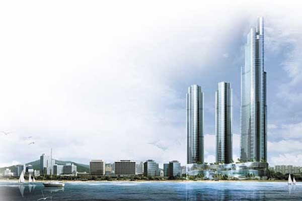 ▲ 이영복 엘시티PFV회장이 해운대에 짓고 있는 해운대 관광리조트 상상도.