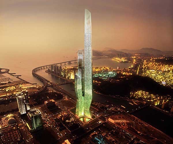 ▲ 부산시가 해운대 관광리조트 말고도 허가를 내 준 솔로몬그룹의 WBC. 이 또한 100층이 넘는다.