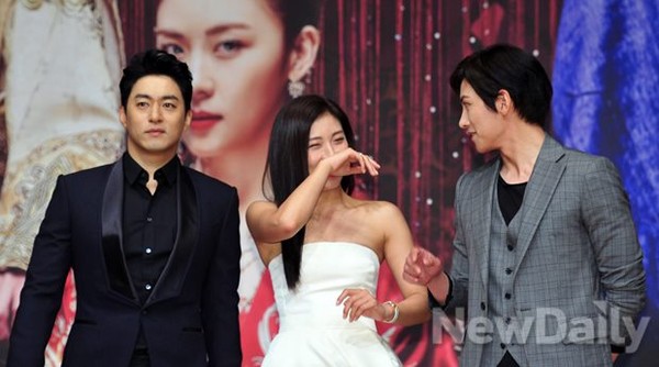 ▲ 주진모, 하지원, 지창욱  ⓒ 이미화 기자