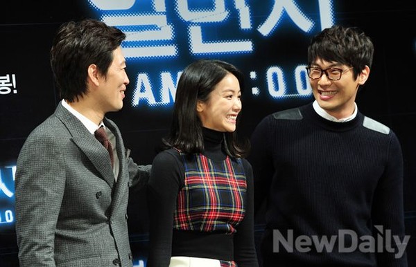 ▲ 정재영, 김옥빈, 최다니엘  ⓒ 이미화 기자