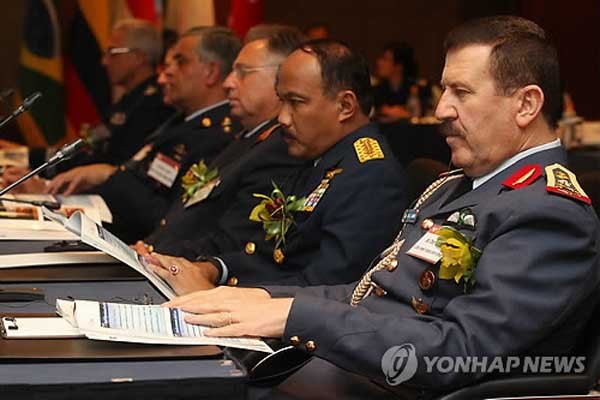 ▲ 2011년 세계공군참모총장회의 당시 모습. [사진: 연합뉴스]