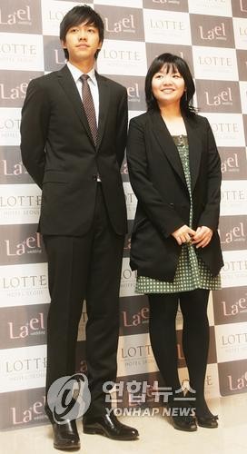 ▲ 왼쪽부터 이승기, 조정린ⓒ연합뉴스