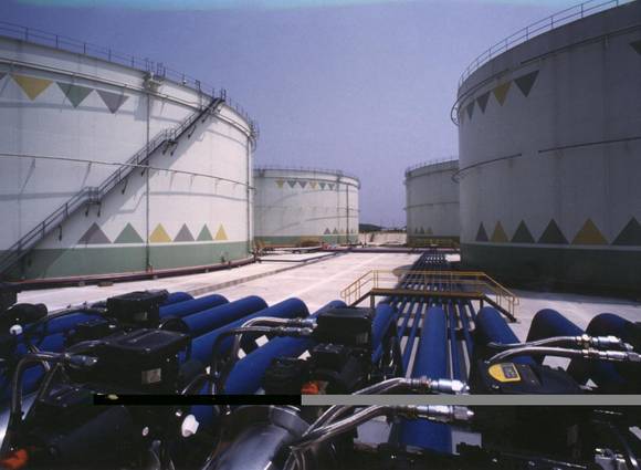 ▲ ▲ 석유 지상비축 기지. ⓒ 한국석유공사