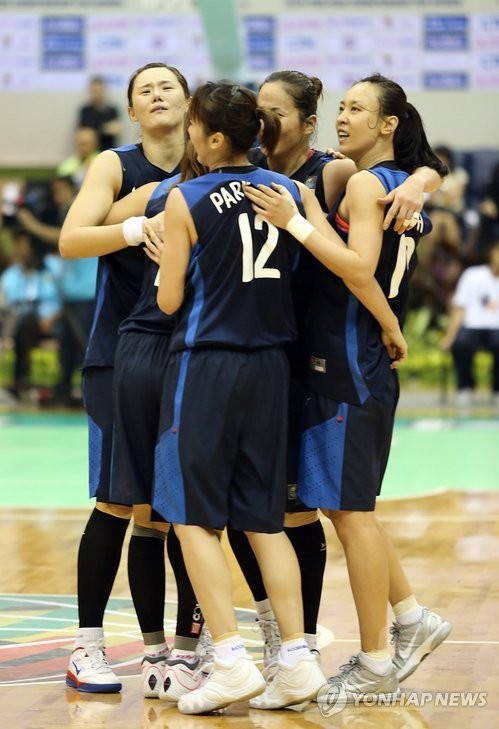 ▲ 대한민국 여자농구 대표팀ⓒ연합뉴스