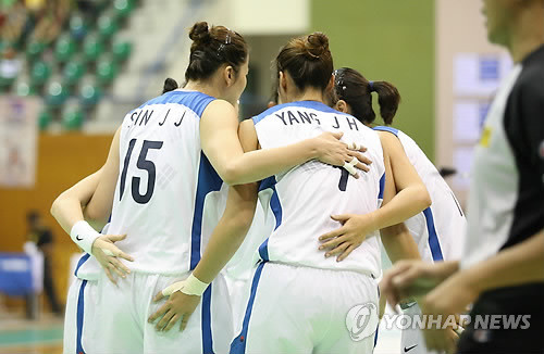 ▲ 대한민국 여자농구 대표팀ⓒ연합뉴스