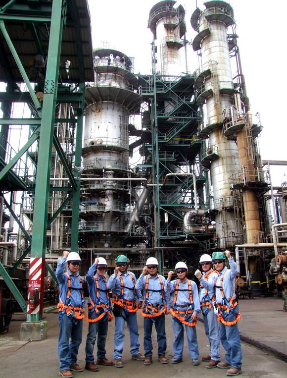 ▲ SK건설이 업그레이딩에 나서는 에콰도르 에스메랄다스 정유플랜트 FCC 전경. 사진=SK건설