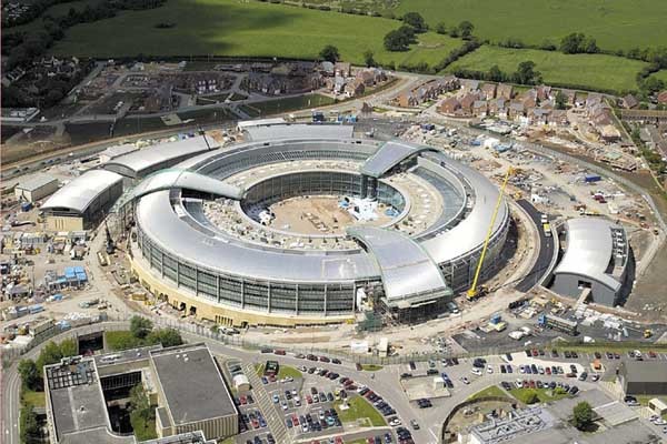 ▲ 英글로스터셔 첼튼햄 허블가에 있는 GCHQ 본부의 모습. [사진: Cryptome.org 캡쳐]