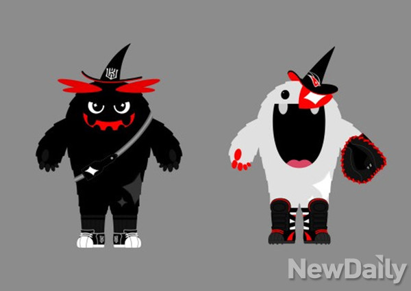 ▲ 마스코트. 왼쪽부터 빅과 또리ⓒKT 위즈 야구단