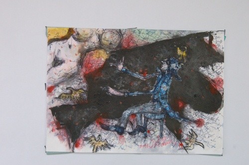 ▲ 피아니스트 데이드림이 그린 그림.  ⓒ 뉴데일리