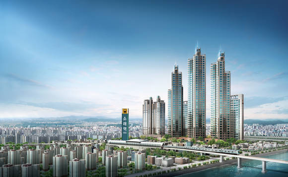 ▲ 유호건설이 분양 중인 논현 유호 N-City 조감도.ⓒ유호건설