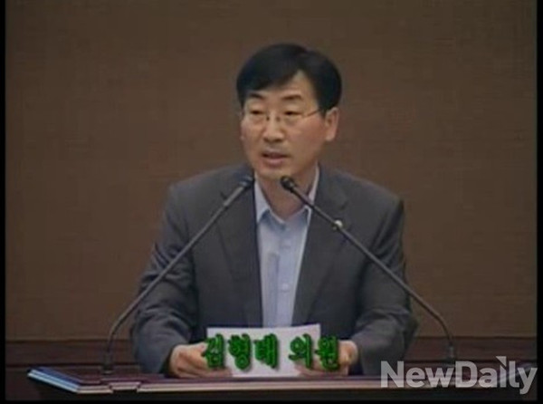 ▲ 김형태 교육의원.ⓒ 서울시의회 방송화면 캡처