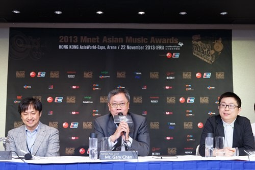 ▲ 신형관 상무, 개리 챈, 맥스 양  ⓒ CJ E&M