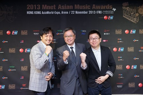 ▲ 신형관 상무, 개리 챈, 맥스 양  ⓒ CJ E&M