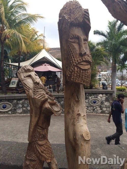 ▲ 포트 루이스엔 아프리카 문화가 엿보인다.