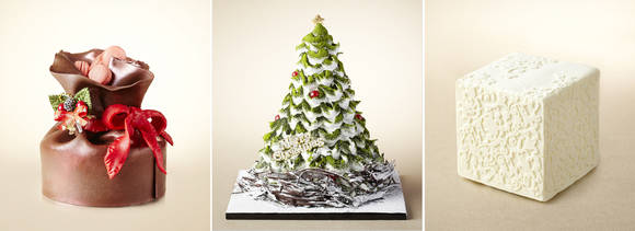 ▲ 신라호텔 패스트리 부티크가 선보인 크리스마스 케이크 3종