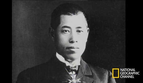 ▲ 진주만 기습을 지휘하고 잠수항공모함 계획을 주도했던 야마모토 이소로쿠 제독. [사진: NGC 다큐멘터리 화면캡쳐]