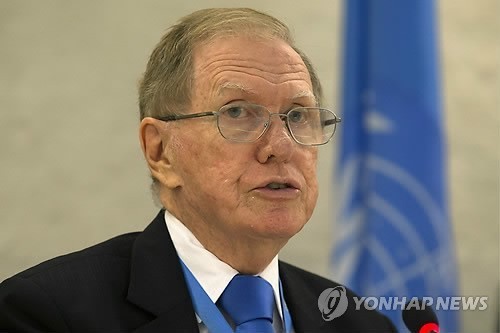 ▲ 마이클 커비 유엔 북한 인권 특별조사위원장. ⓒ연합뉴스