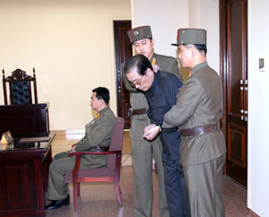▲ 북한 장성택이 숙청당하기 직전의 모습. ⓒ북한 로동신문