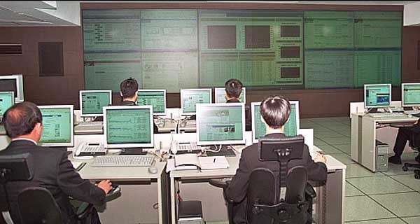 ▲ 국가사이버안전센터(NCSC) 상황실 모습. 국정원에서 총괄관리한다.