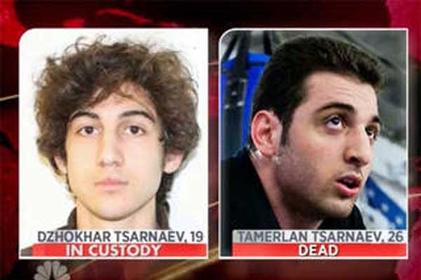 ▲ 지난 4월 보스턴 마라톤에서 압력솥 폭탄을 터뜨린 다게스탄 출신 형제들. 이슬람 근본주의에 빠져 있었다.