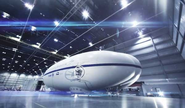 ▲ 美록히드 마틴이 개발한 하이브리드 비행선 P-791. 실제 비행시험도 성공했다.