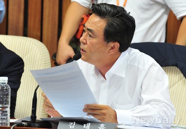 ▲ 새누리당 김태흠 원내대변인. ⓒ이종현 기자