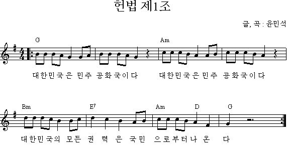▲ [광우뻥 광란] 때 등장해 떼촛불 집회 때마다 불리는 노래.ⓒ뉴데일리
